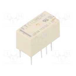10 pcs : FTR-C1CB024G - Relay: electromagnetic, DPDT, Ucoil: 24VDC, 2A, 0.3A/125VAC, THT