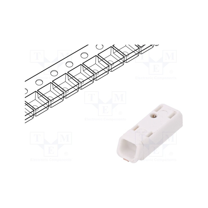 10 pcs : 88168037 - Connector: plug-in, MICROCON, 4mm, ways: 1, 0.2÷0.75mm2, 6A, SMT
