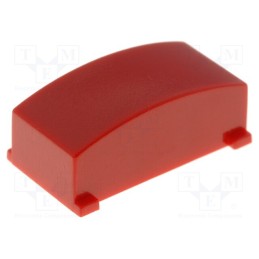 10 pcs : 1630008 - Button, rectangular, red, MEC15401,MEC15451,MEC16310-B