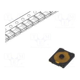 10 pcs : EVPAFKB65 - Microswitch TACT, SPST, Pos: 2, 0.02A/15VDC, SMT, none, 1.6N, 0.65mm