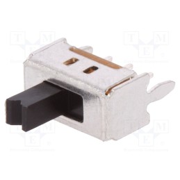 10 pcs : OS102011MS2QN1C - Switch: slide, Pos: 2, SPDT, 0.1A/12VDC, ON-ON, THT, -30÷70°C, OS
