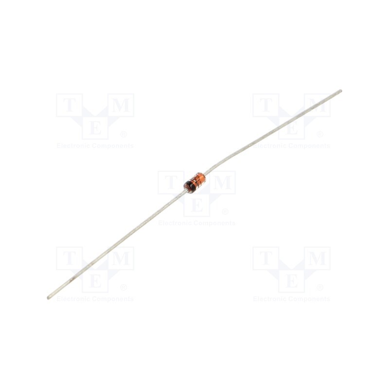 50 pcs : BZX55C11 - Diode: Zener, 0.5W, 11V, , DO35, single diode, Ufmax: 1V