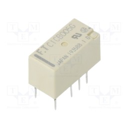 10 pcs : FTR-C1CB005G - Relay: electromagnetic, DPDT, Ucoil: 5VDC, 2A, 0.3A/125VAC, THT