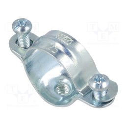 10 pcs : ASG 732 30 G -AS - T-bolt clamp, W: 52mm, Clamping: 24÷26mm, steel, Plating: zinc