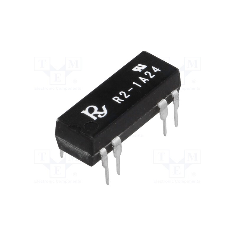 10 pcs : R2-1A24 - Relay: reed switch, SPST-NO, Ucoil: 24VDC, 1A, max.250VDC, 10VA