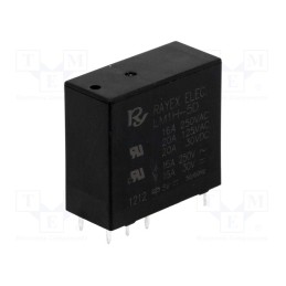 10 pcs : LM1H-5D - Relay: electromagnetic, SPDT, Ucoil: 5VDC, Icontacts max: 16A, PCB
