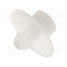 50 pcs : CPST-2-01 - Assembly stud, polyamide, L: 3.2mm, flat surface,snap fastener