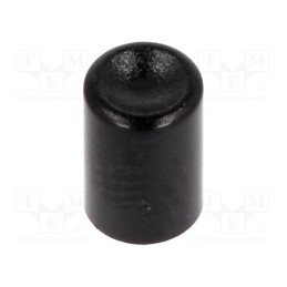 50 pcs : 1446.0203 - Button, round, black, 1446,1840,1845,1852