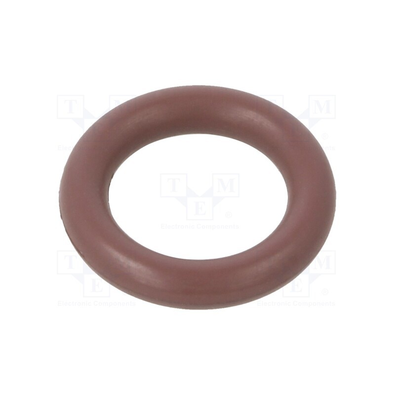 50 pcs : 01-0009.00X2.5 ORING 75FPM BROWN - O-ring gasket, FPM, Thk: 2.5mm, Øint: 9mm, brown, -20÷200°C