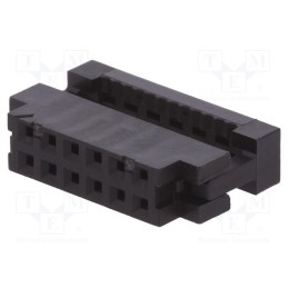 10 pcs : 89361-112LF - Plug, IDC, female, PIN: 12, without strain relief, IDC, 1mm, Minitek