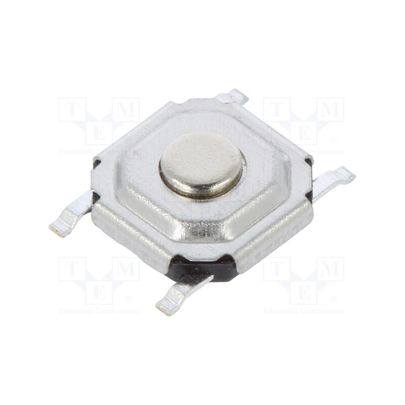 50 pcs : TVCM16015BPB - Microswitch TACT, Pos: 2, 0.05A/12VDC, SMT, none, 5.2x5.2mm, 1.5mm