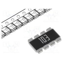 50 pcs : YC324-JK-0710KL - Resistor network: Y, SMD, 10kΩ, ±5%, No.of resistors: 4, Case: 2012
