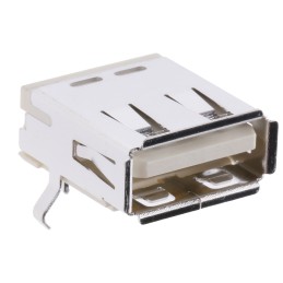 1 pcs - Molex Right Angle, Through Hole, Socket Type A USB Connector