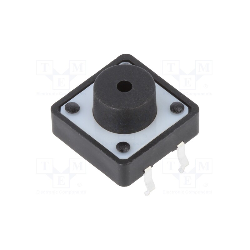 10 pcs : TL1100EF160Q - Microswitch TACT, SPST-NO, Pos: 2, 0.05A/12VDC, THT, none, 1.6N