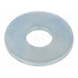 500 pcs : 1270028 - Washer, round, M6, D18mm, h1.6mm, steel, Plating: zinc, DIN 9021