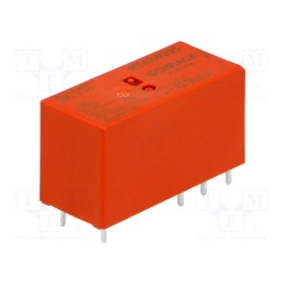 10 pcs : 5-1393243-9 - Relay: electromagnetic, DPDT, Ucoil: 5VDC, 8A, 8A/250VAC, 8A/30VDC