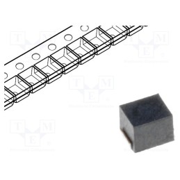 20 pcs : NLCV25T-100K-PF - Inductor: wire, SMD, 1008, 10uH, 210mA, 1.69Ω, Q: 30, ftest: 2.52MHz