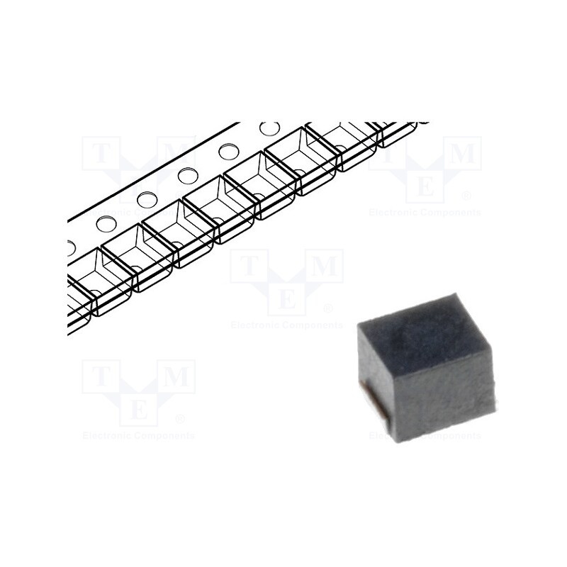 20 pcs : NLCV25T-100K-PF - Inductor: wire, SMD, 1008, 10uH, 210mA, 1.69Ω, Q: 30, ftest: 2.52MHz