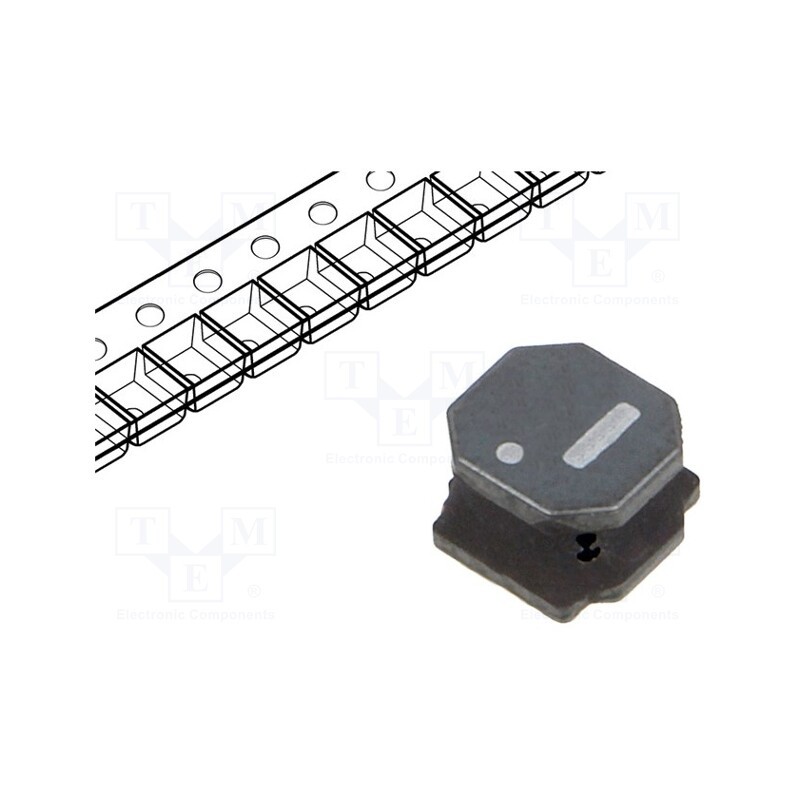 20 pcs : DJNR6045-100 - Inductor: wire, SMD, 10uH, Ioper: 2.8A, 61.1mΩ, ±20%, Isat: 3A
