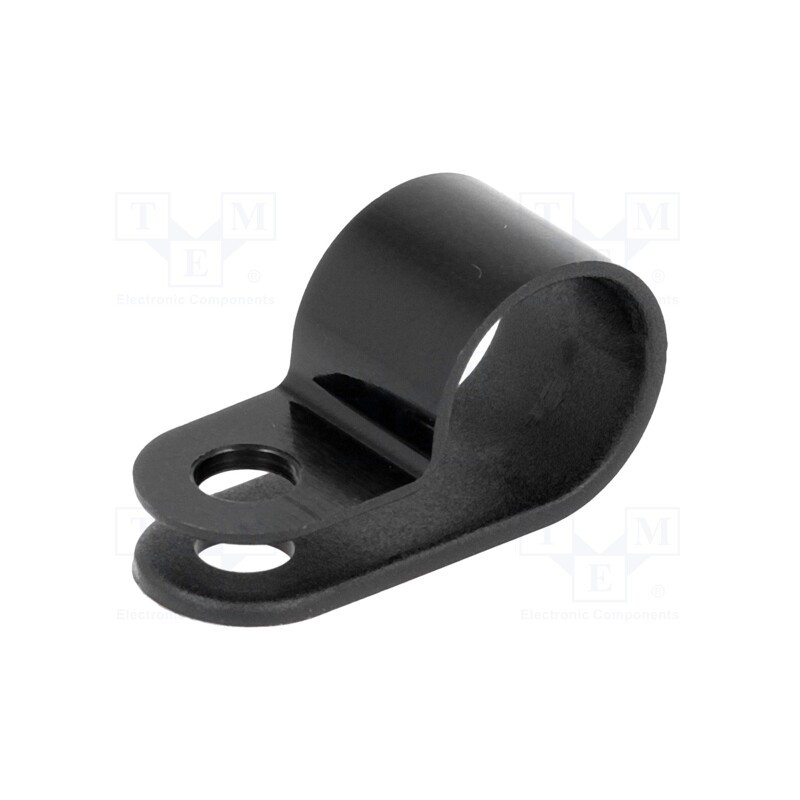 50 pcs : 211-60005 - Fixing clamp, Cable P-clips, ØBundle : 11mm, W: 10mm, polyamide