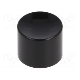 10 pcs : KM 405 - Button, Illumin: none, Body: black, Mat: ABS, MPA