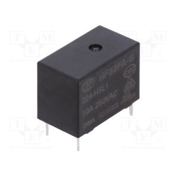 10 pcs : HF32FA-G/024-HSL1 - Relay: electromagnetic, SPST-NO, Ucoil: 24VDC, 10A, 10A/250VAC