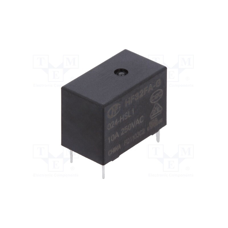 10 pcs : HF32FA-G/024-HSL1 - Relay: electromagnetic, SPST-NO, Ucoil: 24VDC, 10A, 10A/250VAC