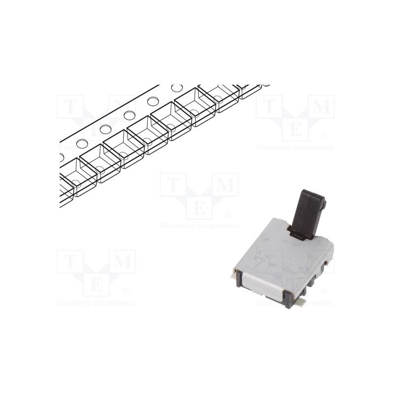 10 pcs : ESE13V01C - Switch: detecting, Pos: 2, SPST, 0.01A/5VDC, Leads: straight, 500mΩ