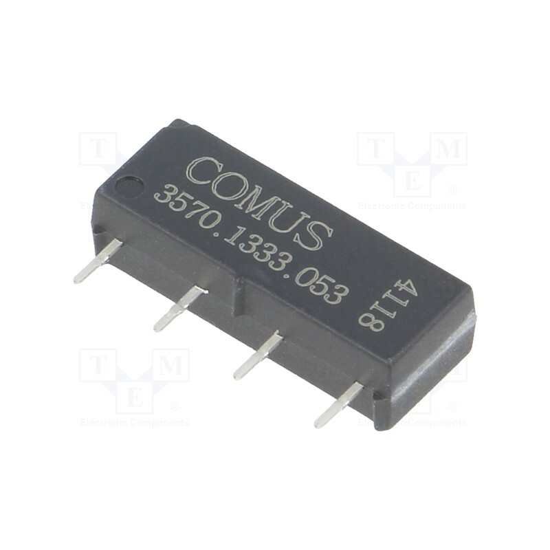 10 pcs : 3570.1333.053 - Relay: reed switch, SPST-NO, Ucoil: 5VDC, 500mA, max.200VDC, 10W