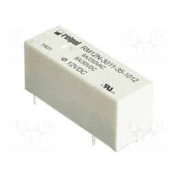 10 pcs : RM12N-3011-35-1012 - Relay: electromagnetic, SPDT, Ucoil: 12VDC, 10A, 8A/250VAC, PCB