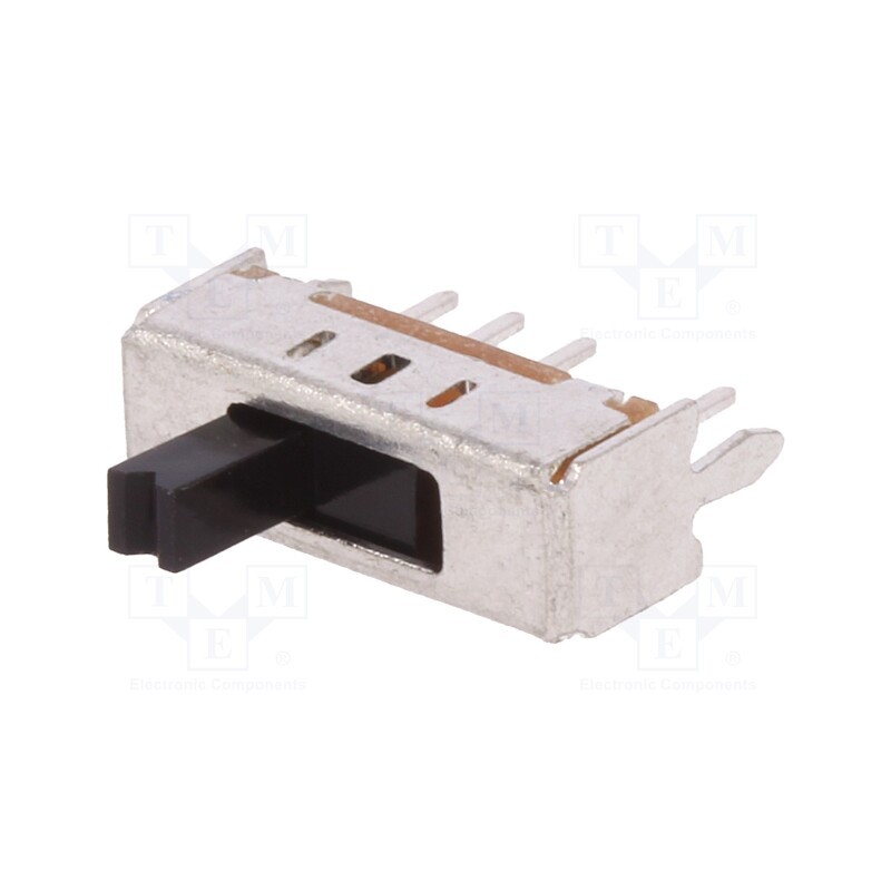 10 pcs : OS103011MS8QP1 - Switch: slide, Pos: 3, SP3T, 0.1A/12VDC, ON-ON-ON, THT, -30÷70°C