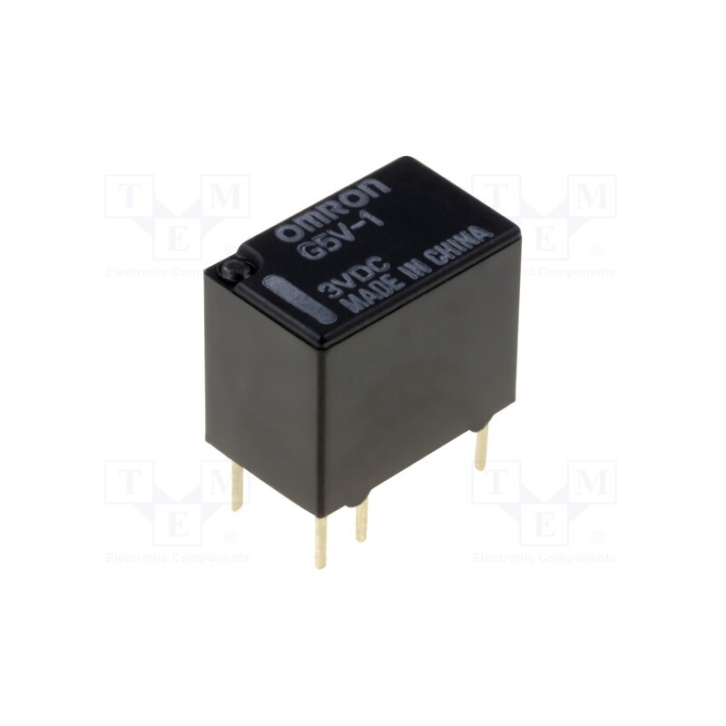 10 pcs : G5V-1 3VDC - Relay: electromagnetic, SPDT, Ucoil: 3VDC, Icontacts max: 1A, PCB