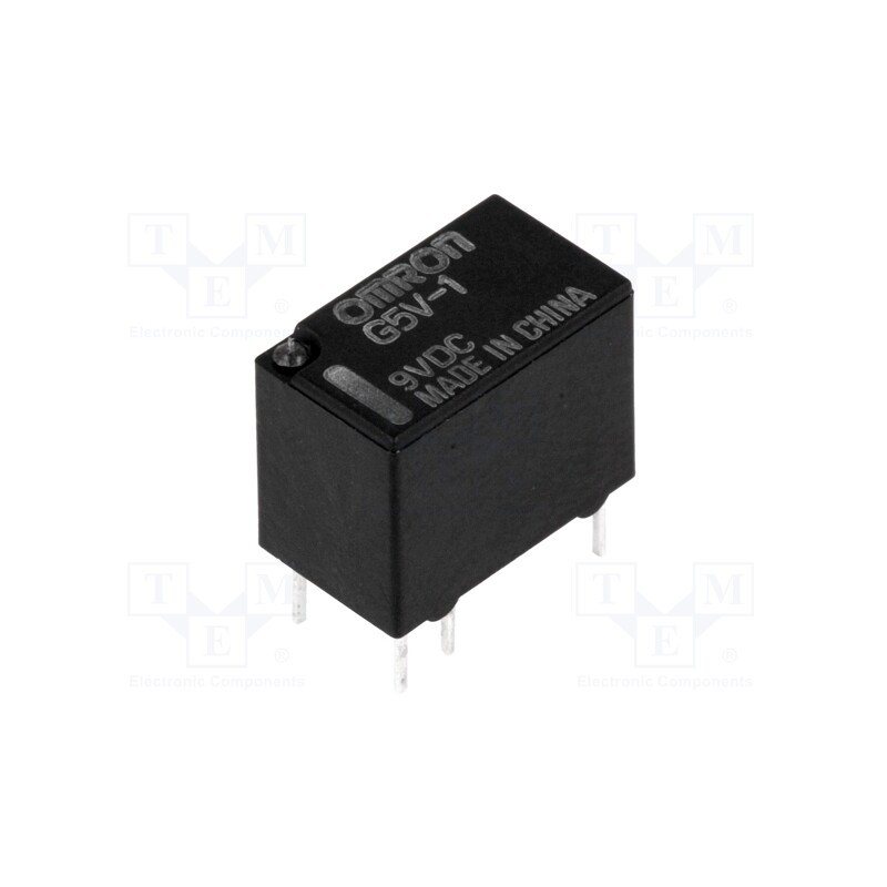 10 pcs : G5V-1 9VDC - Relay: electromagnetic, SPDT, Ucoil: 9VDC, Icontacts max: 1A, PCB