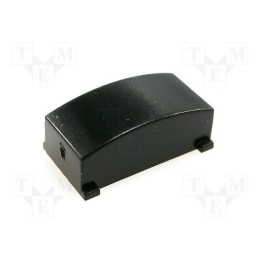 10 pcs : 1630009 - Button, rectangular, black, MEC15401,MEC15451,MEC16310-B