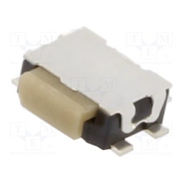 10 pcs : KMS231GP LFS - Microswitch TACT, SPST-NO, Pos: 2, 0.05A/32VDC, SMT, 3N, OFF-(ON)