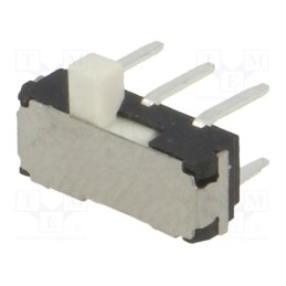 10 pcs : - Switch: slide, Pos: 2, DPDT, 0.3A/6VDC, ON-ON, No.of term: 6, THT