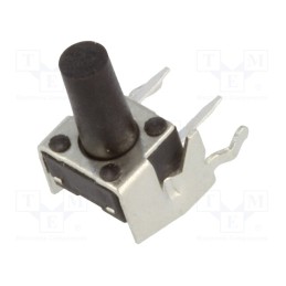 50 pcs : - Microswitch TACT, SPST-NO, Pos: 2, 0.05A/12VDC, THT, none, 1.6N