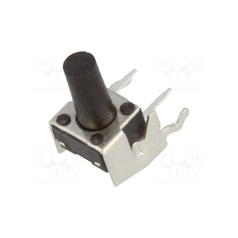 50 pcs : - Microswitch TACT, SPST-NO, Pos: 2, 0.05A/12VDC, THT, none, 1.6N
