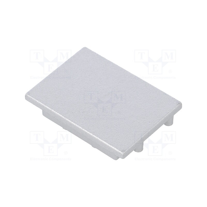 10 set : V4910040 -AS - Cap for LED profiles, silver, 2pcs, ABS, VARIO30-05