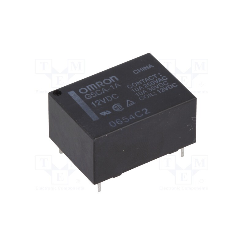 10 pcs : G5CA-1A 12VDC - Relay: electromagnetic, SPST-NO, Ucoil: 12VDC, Icontacts max: 10A