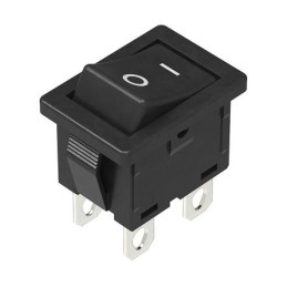 1 pcs - Alps Alpine DPST, Latching Rocker Switch Panel Mount