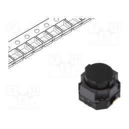 10 pcs : EVPASJC1A - Microswitch TACT, SPST, Pos: 2, 0.05A/12VDC, SMT, none, 3.5N, 5mm