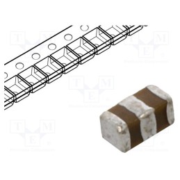 50 pcs : NFM18PC105R0J3D - Filter: anti-interference, SMD, 0603, 4A, 6.3VDC, ±20%, 1uF