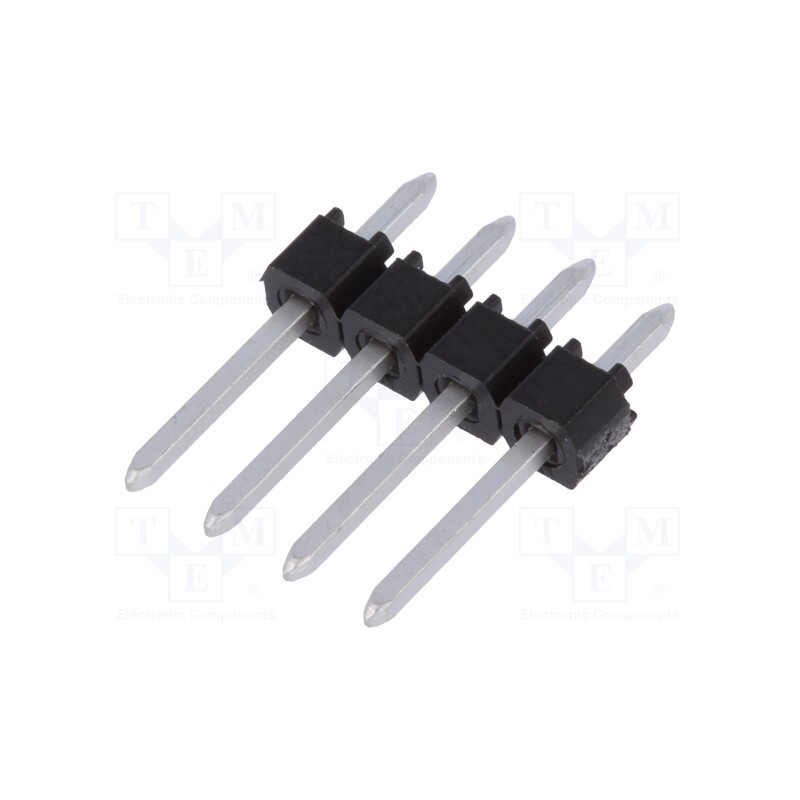 10 pcs : 901200124 - Pin header, pin strips, C-Grid III, male, PIN: 4, straight, 2.54mm