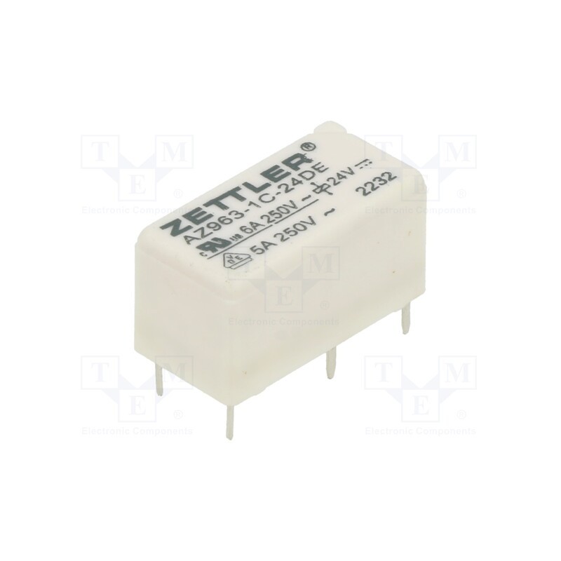10 pcs : AZ963-1C-24DE - Relay: electromagnetic, SPDT, Ucoil: 24VDC, 6A, 6A/250VAC, 6A/30VDC