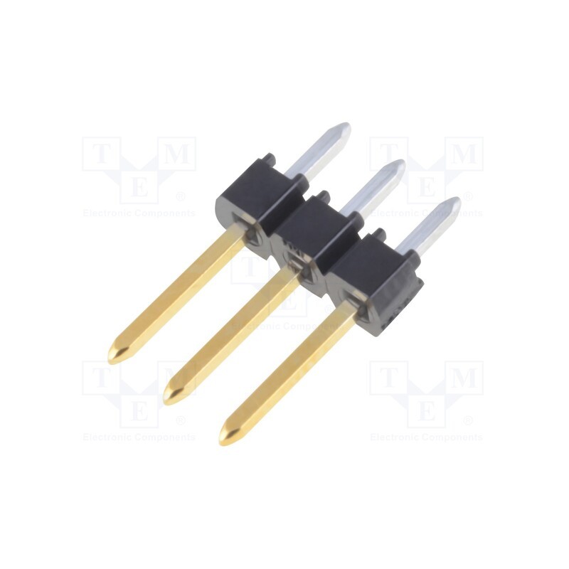 10 pcs : 901200763 - Pin header, pin strips, C-Grid III, male, PIN: 3, straight, 2.54mm