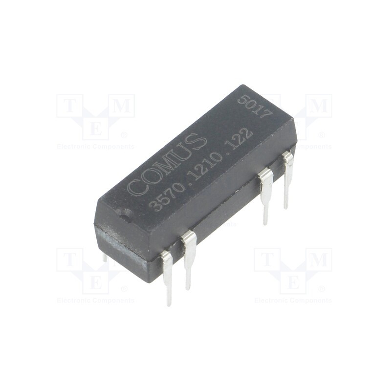10 pcs : 3570.1210.122 - Relay: reed switch, SPST-NO, Ucoil: 12VDC, 500mA, max.150VDC, 10W