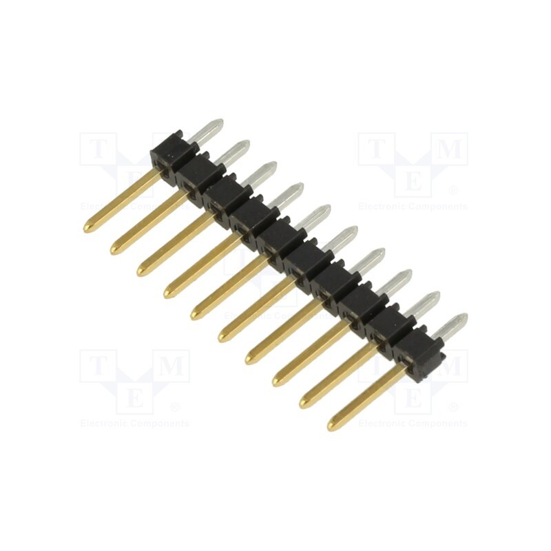 10 pcs : 901200770 - C-Grid SR Vt Pn 6.75/2.90mm Au-E 10Ckt