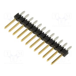 10 pcs : 901200772 - C-Grid SR Vt Pn 6.75/2.90mm Au-E 12Ckt