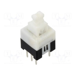 10 pcs : TL2230OAF140 - Switch: push-button, Pos: 2, DPDT, 0.1A/30VDC, Illumin: none, THT